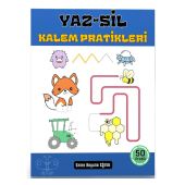 YAZ-SİL Kalem Pratikleri Kitabı (50 Süper Etkinlik) thumbnail 1