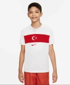 Türkiye T02380 A Milli Takım Çocuk Beyaz Euro 2024 Futbol Maç Formas - 1