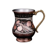 Erzincan El İşlemeli Bakır AYRAN BARDAK NO:2 MİNESİZ - 2