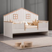 Setay Brüksel Montessori Yatak Karyola - Ceviz 90x190 cm - 1