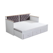 Setay Alaçatı Divan Karyola Çekmeceli Açılır Çift Kişilik + Soft Yatak 80x200 - 3
