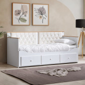 Setay Alaçatı Divan Karyola Çekmeceli Açılır Çift Kişilik + Soft Yatak 80x200 - 2