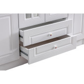 Setay Mobilya Gardırop, Country West Mdf Ön Yüzeyli 4 Kapaklı Dolap - Beyaz - 3
