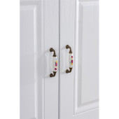 Setay Mobilya Country West 6 Kapaklı Mdf Beyaz Dolap - 3