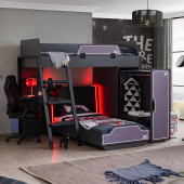 Setay Gamer Ranza Ledli Karyola Masa Çekmeceli Dolap Takımı - 1
