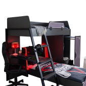 Setay Gamer Ranza Ledli Karyola Masa Çekmeceli Dolap Takımı - 3