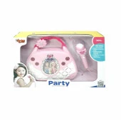 Mikrofonlu Mp3 Çalar Parti Müzikleri El Çantası Fabbatoys - 1