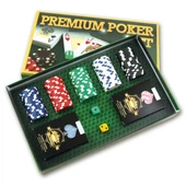 Premium Poker Seti Özel Üretim Elit Seri Kaliteli 100 Çipli thumbnail 1