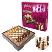 Vip Satranç Takımı Ceviz Büyük Boy - 2
