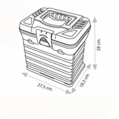 Super Bag Organizerli Çek Amaçlı Hobi Çantası / Modüler 5 Çekmece Takım Çantası Burdaneve - 3