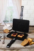 Ocak Üstü Tost Makinesi Iç Dış Granit Kamp Tost Makinesi - 2