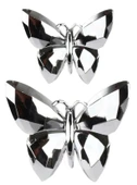 Dekoratif 2 Li Biblo Kelebek Mini Süs Silver coler - 3