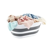 Akordion Özellikli Magic Ev Katlanır Çamaşır Sepeti (OYUNCAK SEPETİ) 25 Litre thumbnail 1