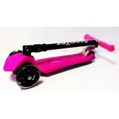 Işıklı Tekerlekli Scooter Siyah thumbnail 2