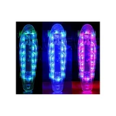 22 inç Ledli Şarjlı Led Işıklı 1. Sınıf 80 kg Taşıma Kapasitesi Kaykay - 2