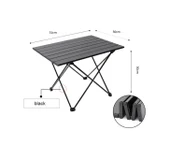 Katlanır Kamp Masası Portatif Outdoor Bahçe Piknik Masası 51x50 Cm - 2