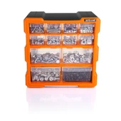 Mono Blok Çekmece Seti 12'li Hobby Organizer Seti Monoblok Çekmece Vida Dübel Kutusu Takı Kutusu thumbnail 4