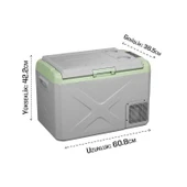 Madrid Kompresörlü Buzdolabı 40 Litre-gri-yeşil thumbnail 6