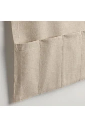 Nereby 45x60 Cm Duvar Rayına Asılabilir 6 Gözlü Natürel Düzenleyici Cep Organizer thumbnail 3