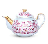 KÜÇÜK ÇİÇEK DEMLİK PEMBE - 1