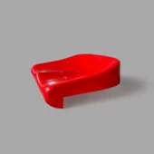 Stadyum Koltuğu Arkalıksız, Tribün Koltuğu Plastik Kırmızı - 2