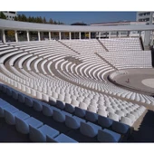 Stadyum Koltuğu Arkalıklı, Tribün Koltuğu Plastik Beyaz - 5