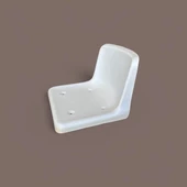 Stadyum Koltuğu Arkalıklı, Fiberglass Beyaz - 1