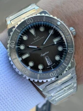 RMS Romanson Çelik Kordon Sapphire Camlı Kararmaz Renk Atmaz 10 Atm Erkek Kol Saati AG1480.02 thumbnail 1