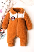 Kışlık peluş welsoft tulum bebek tulum - 11