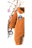 Kışlık peluş welsoft tulum bebek tulum - 12
