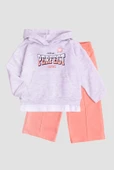 Perfect Baskılı Kapüşonlu Oversize  Alt Üst Bebek Çocuk Eşorfman Takımı - 1