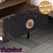 Ahşap Düğme Ters Lale Desenli Kulp Tek Vidalı Çekmece Mutfak Mobilya Dolabı Dolap Kulpu Kulbu Kulpla thumbnail 1