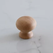 Ahşap Topaç Düğme Kulp Tek Vidalı Çekmece Mutfak Mobilya Dolabı Dolap Kulpu Kulbu Kulpları thumbnail 4