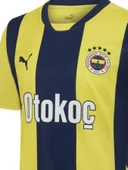 Fenerbahçe Orijinal Lisanslı Unisex 24-25 Yeni Sezon Sarı Lacivert Çubuklu Çocuk Forma thumbnail 3