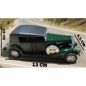 Nostaljik Metal Çek Bırak Araba Yeşil Kapılar Açılır ( 1/36 Ölçek ) - 3