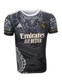 Real Madrid R01098 Siyah Özel Ejderha Desenli Ronaldo Forma 2023-2024 thumbnail 1