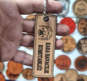 Kara Havacılık Komutanlığı Deri Anahtarlık  - Arma - Leather Key Holder thumbnail 2