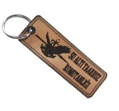 SAT Sualtı Taarruz Komutanlığı Deri Anahtarlık  - Arma - Leather Key Holder thumbnail 1