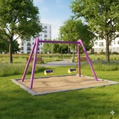 İkili Salıncak, Park Salıncak Modeli 76x2mm thumbnail 1