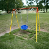 Çocuk Oyun Elemanı MSL100, Mini Salıncak Tekli - 2