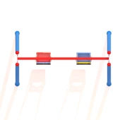 İkili Salıncak, Klasik Salıncak Modeli, Standart Koltuklar SLC400N - 5