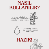 Kırmızı Malt Aroması - Orijinal Lezzet - Hazır Karışım Malt Aroması 100 ml (5 LİTRE IÇİN UYUMLUDUR) - 2