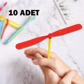 Nostaljik El Pervane Oyuncağı 10 Adet - 1