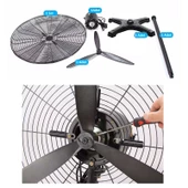 Ventus VS3010 Mega Boy 30" Vantilatör Sanayi Tipi 150W Ayaklı - 9