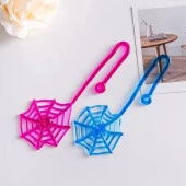 Elastik yapışkan örümcek ağı oyuncak şaka elastik yapışkan spider şlap ağ - 2 Adet thumbnail 5