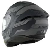 LS2 SSTREAM 2 SHADOW MAT TITANIUM-GRİ KASK - 4