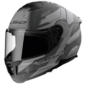 LS2 SSTREAM 2 SHADOW MAT TITANIUM-GRİ KASK - 1
