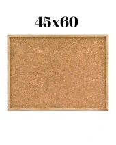 Akyazı Simge Ahşap Çerçeve Mantar Pano 45X60 Cm thumbnail 1