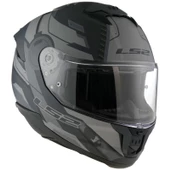 LS2 SSTREAM 2 SHADOW MAT TITANIUM-GRİ KASK - 7