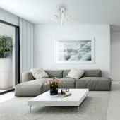 Lucea Nevro 3'lü Ledli Plafonyer 16W x 3 3000K - 2